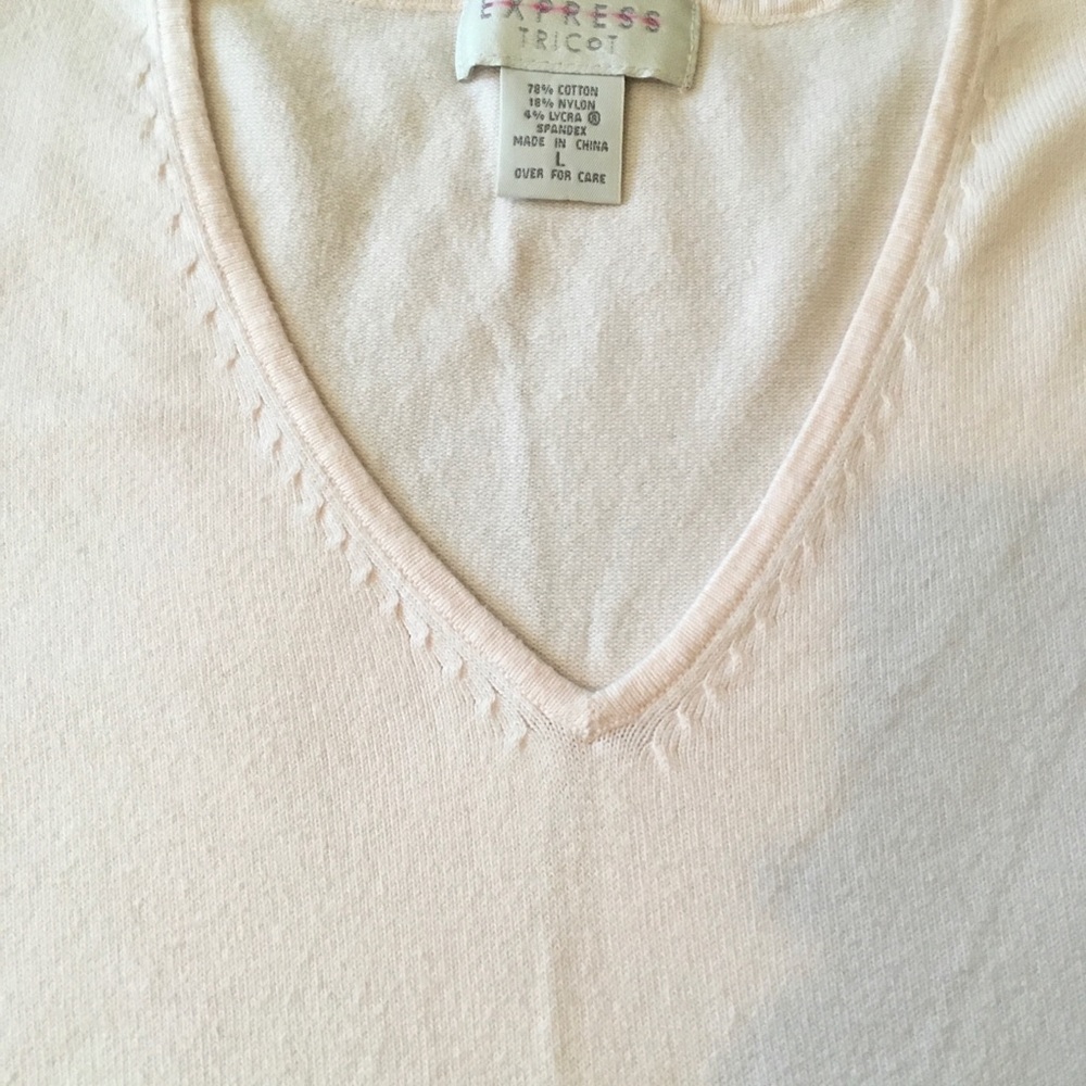 3/$20 Express Tricot peachy pink top